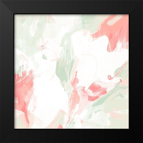 Hibiscus Palette I Black Modern Wood Framed Art Print by Vess, June Erica