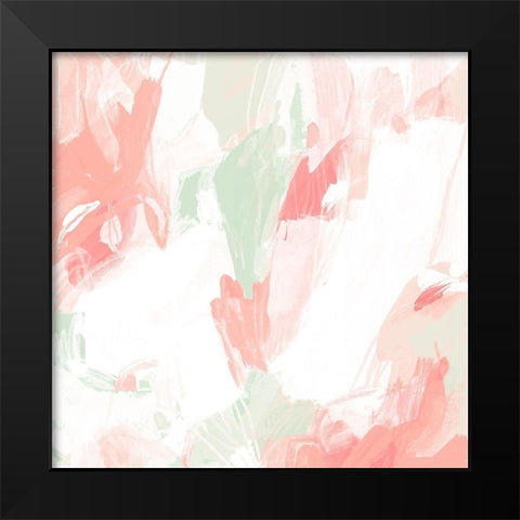 Hibiscus Palette II Black Modern Wood Framed Art Print by Vess, June Erica