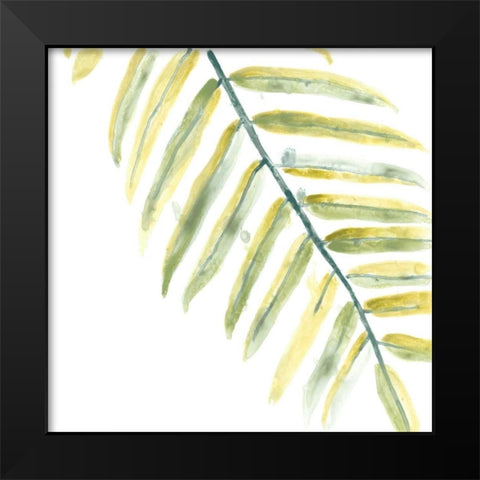Verdant Impressions III Black Modern Wood Framed Art Print by Vess, June Erica