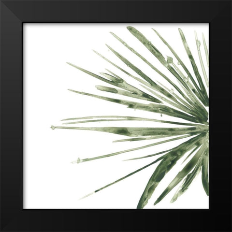 Verdant Impressions IV Black Modern Wood Framed Art Print by Vess, June Erica