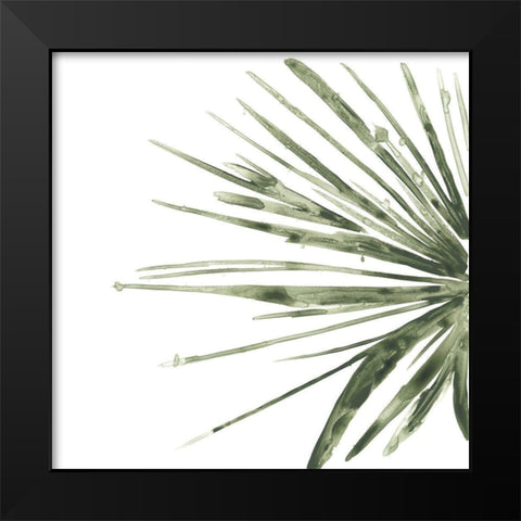 Verdant Impressions IV Black Modern Wood Framed Art Print by Vess, June Erica