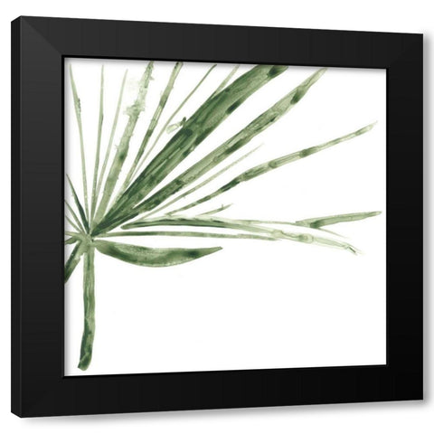 Verdant Impressions VI Black Modern Wood Framed Art Print by Vess, June Erica