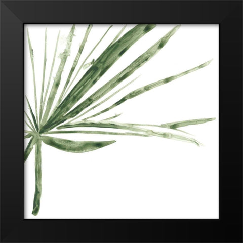 Verdant Impressions VI Black Modern Wood Framed Art Print by Vess, June Erica