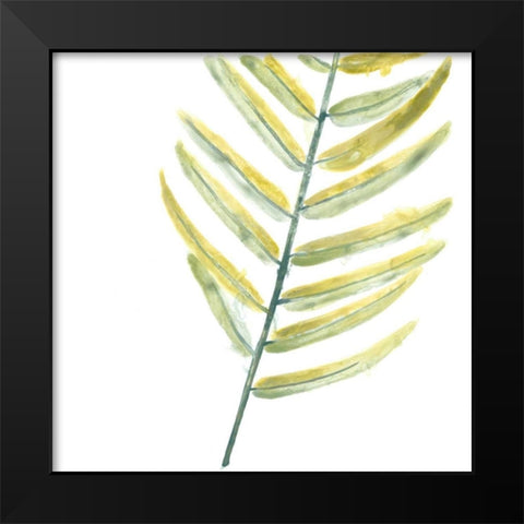 Verdant Impressions VII Black Modern Wood Framed Art Print by Vess, June Erica