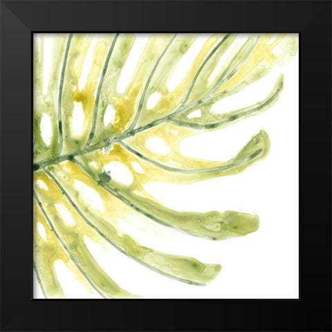 Verdant Impressions IX Black Modern Wood Framed Art Print by Vess, June Erica