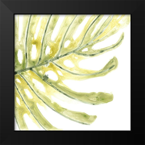 Verdant Impressions IX Black Modern Wood Framed Art Print by Vess, June Erica