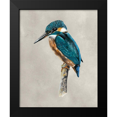 Winged Beauty I Black Modern Wood Framed Art Print by McCavitt, Naomi