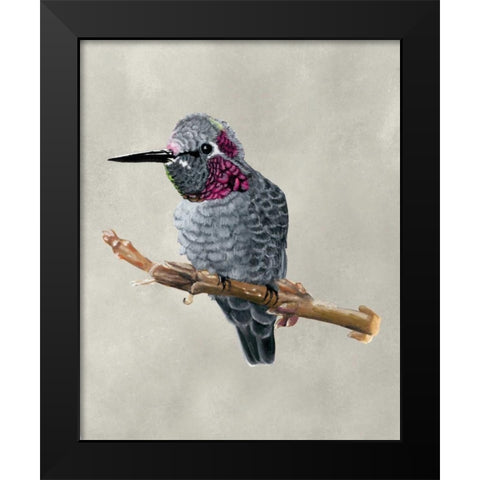 Winged Beauty IV Black Modern Wood Framed Art Print by McCavitt, Naomi