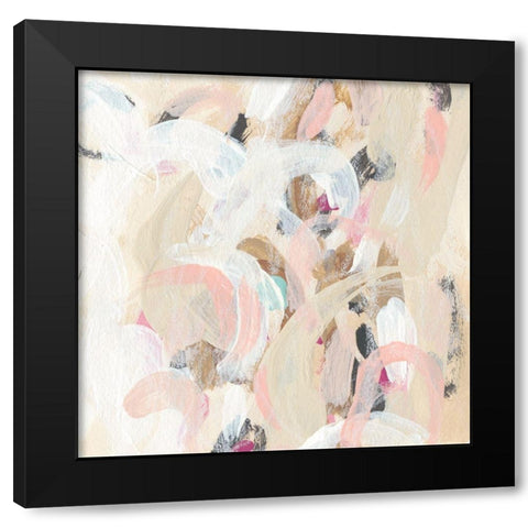 Carnivale I Black Modern Wood Framed Art Print by Vess, June Erica