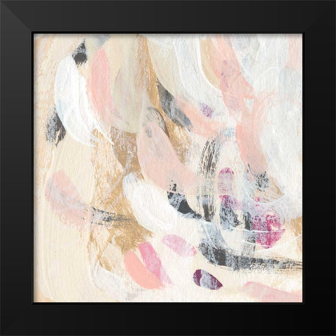 Carnivale III Black Modern Wood Framed Art Print by Vess, June Erica