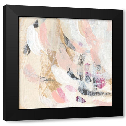 Carnivale III Black Modern Wood Framed Art Print by Vess, June Erica