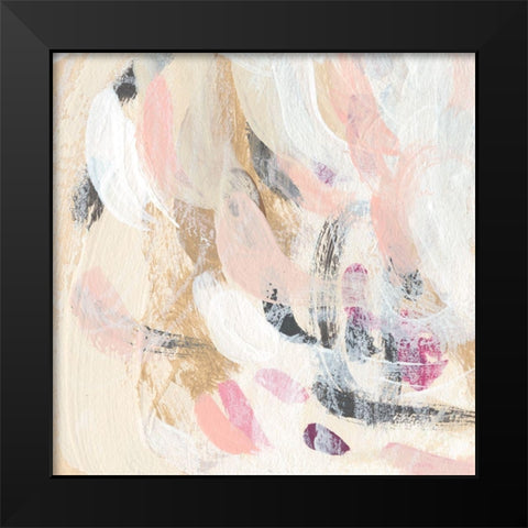Carnivale III Black Modern Wood Framed Art Print by Vess, June Erica