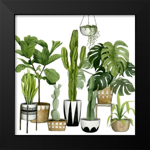 Plant Haven I Black Modern Wood Framed Art Print by Popp, Grace
