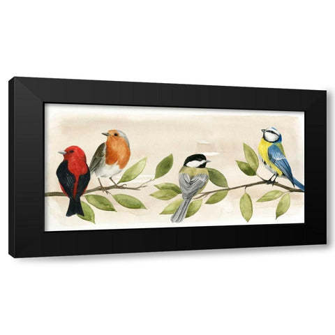 Treetop Gathering II Black Modern Wood Framed Art Print by Popp, Grace