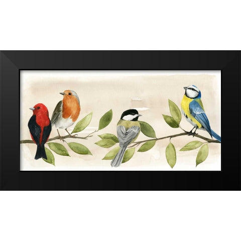 Treetop Gathering II Black Modern Wood Framed Art Print by Popp, Grace