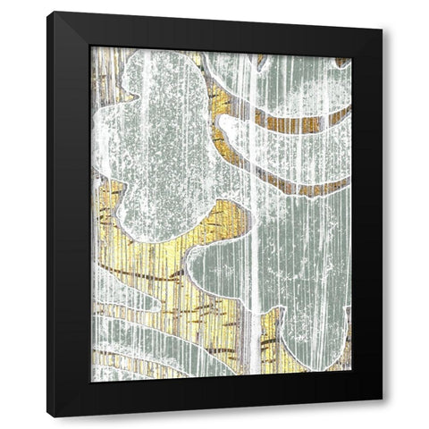 Oro Essence II Black Modern Wood Framed Art Print by Vess, June Erica