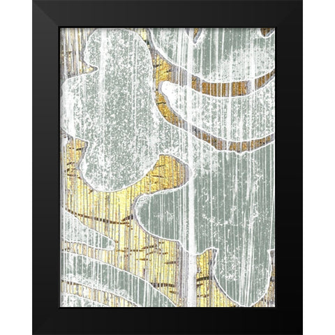 Oro Essence II Black Modern Wood Framed Art Print by Vess, June Erica