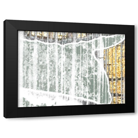 Oro Essence III Black Modern Wood Framed Art Print by Vess, June Erica