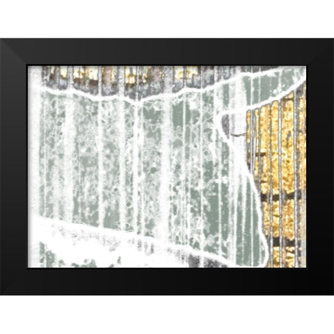 Oro Essence III Black Modern Wood Framed Art Print by Vess, June Erica
