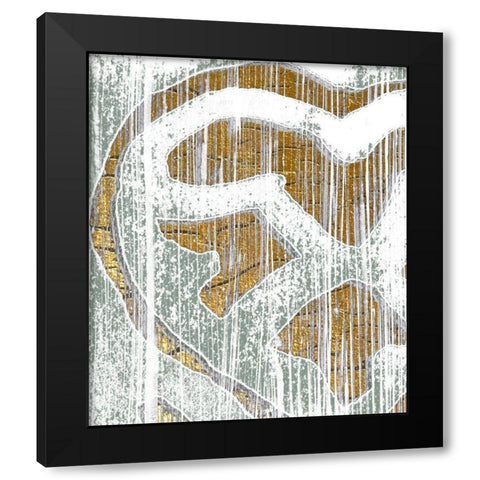 Oro Essence IV Black Modern Wood Framed Art Print by Vess, June Erica