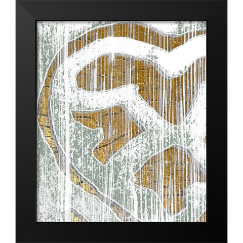 Oro Essence IV Black Modern Wood Framed Art Print by Vess, June Erica