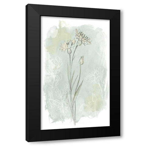 Stone Flower Study I Black Modern Wood Framed Art Print by Vess, June Erica