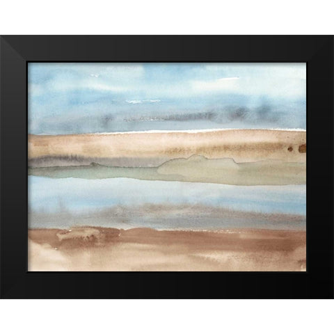 Plein Air Riverscape II Black Modern Wood Framed Art Print by Ludwig, Alicia