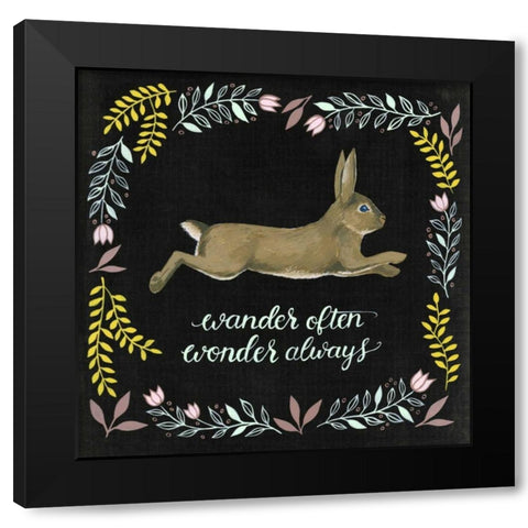 Woodland Adventure I Black Modern Wood Framed Art Print by Popp, Grace