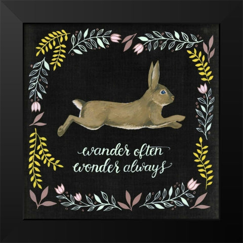 Woodland Adventure I Black Modern Wood Framed Art Print by Popp, Grace