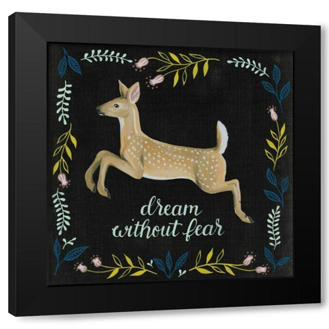 Woodland Adventure IV Black Modern Wood Framed Art Print with Double Matting by Popp, Grace