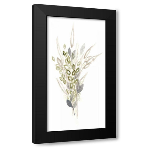 Botanica Whimsy I Black Modern Wood Framed Art Print by Vess, June Erica