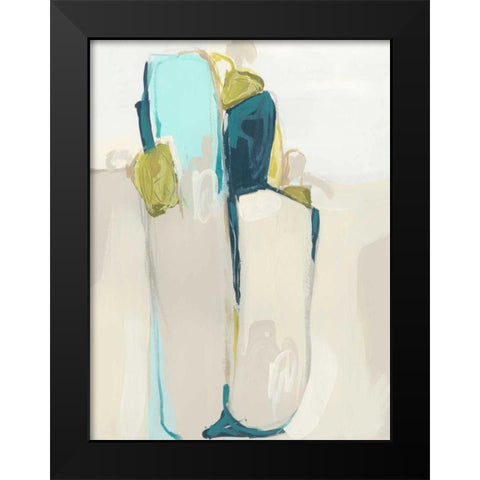 Process Transition II Black Modern Wood Framed Art Print by Vess, June Erica
