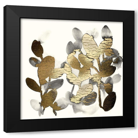Gilt Garden IV Black Modern Wood Framed Art Print by Vess, June Erica