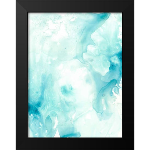 Emulsion I Black Modern Wood Framed Art Print by Vess, June Erica