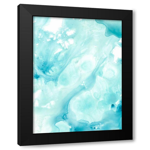 Emulsion II Black Modern Wood Framed Art Print with Double Matting by Vess, June Erica