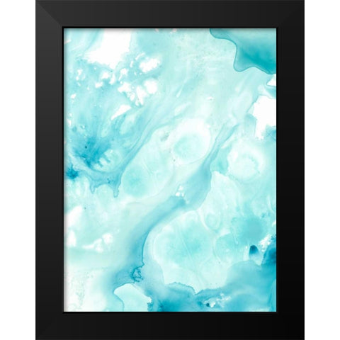 Emulsion II Black Modern Wood Framed Art Print by Vess, June Erica