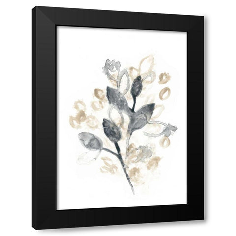 Bronze Bouquet II Black Modern Wood Framed Art Print by Vess, June Erica
