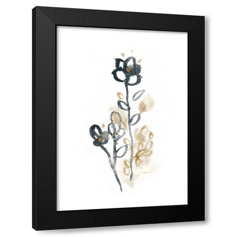 Bronze Bouquet IV Black Modern Wood Framed Art Print with Double Matting by Vess, June Erica