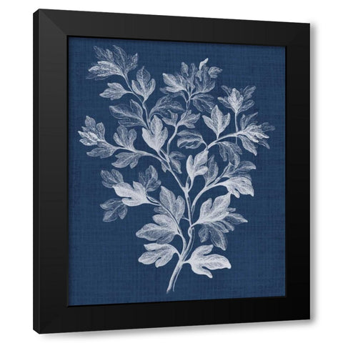 Foliage Chintz I Black Modern Wood Framed Art Print with Double Matting by Vision Studio