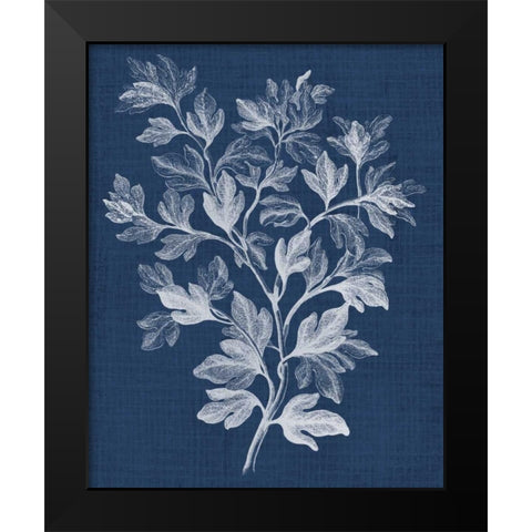 Foliage Chintz I Black Modern Wood Framed Art Print by Vision Studio