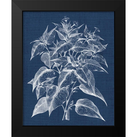 Foliage Chintz III Black Modern Wood Framed Art Print by Vision Studio