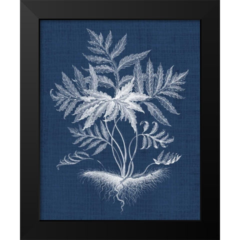 Foliage Chintz IV Black Modern Wood Framed Art Print by Vision Studio