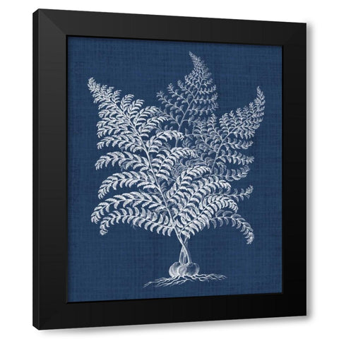 Foliage Chintz VI Black Modern Wood Framed Art Print with Double Matting by Vision Studio