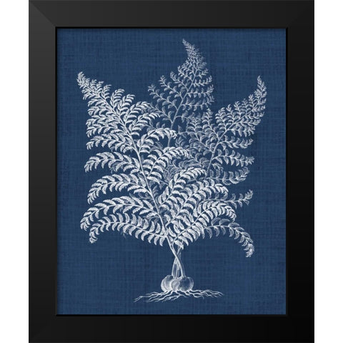 Foliage Chintz VI Black Modern Wood Framed Art Print by Vision Studio
