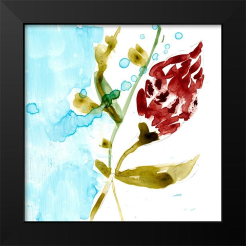 Tropical Display VII Black Modern Wood Framed Art Print by Goldberger, Jennifer