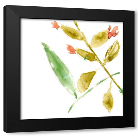 Tropical Display VIII Black Modern Wood Framed Art Print by Goldberger, Jennifer