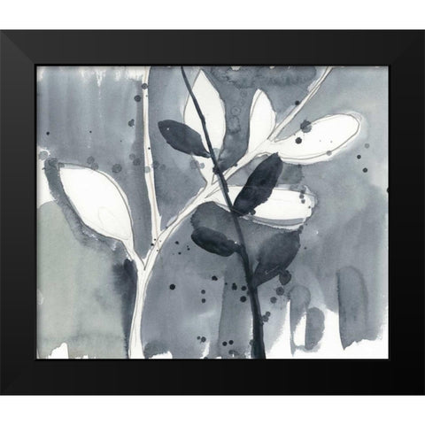 Branch Contours IX Black Modern Wood Framed Art Print by Goldberger, Jennifer