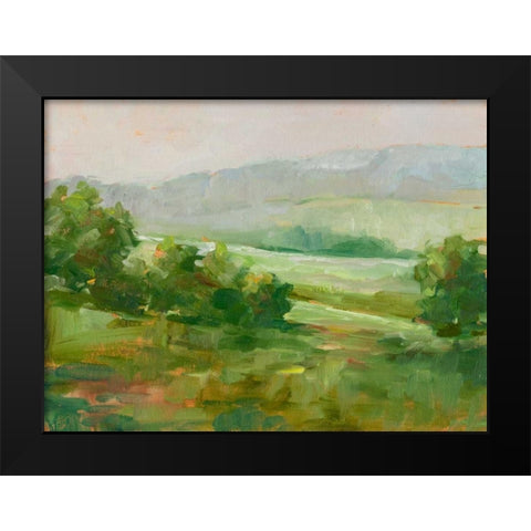 Mountain Backdrop IV Black Modern Wood Framed Art Print by Harper, Ethan