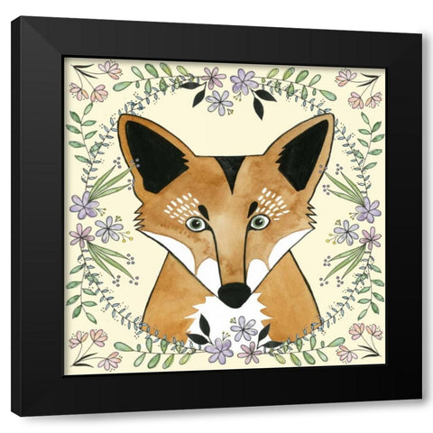 Wild Child I Black Modern Wood Framed Art Print with Double Matting by Popp, Grace