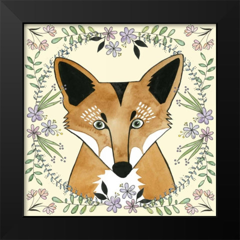 Wild Child I Black Modern Wood Framed Art Print by Popp, Grace